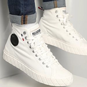 Palladium Men’s ‘Palla Ace CVS Mid’ Sneakers - Star White